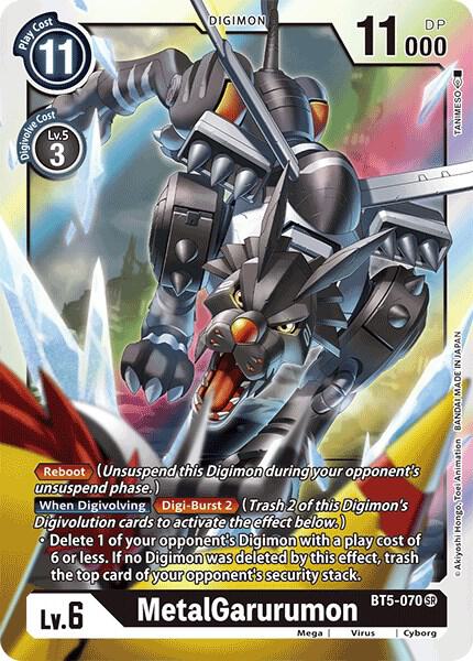 MetalGarurumon - BT5-070 card image
