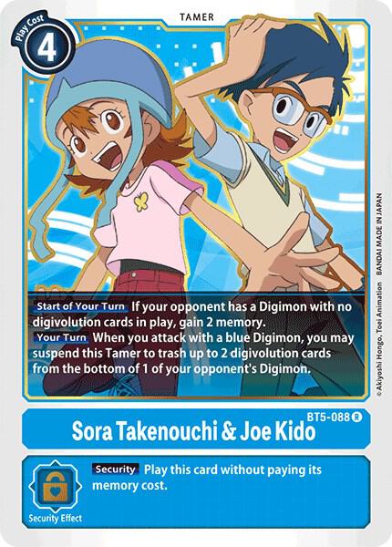 Sora Takenouchi & Joe Kido card image
