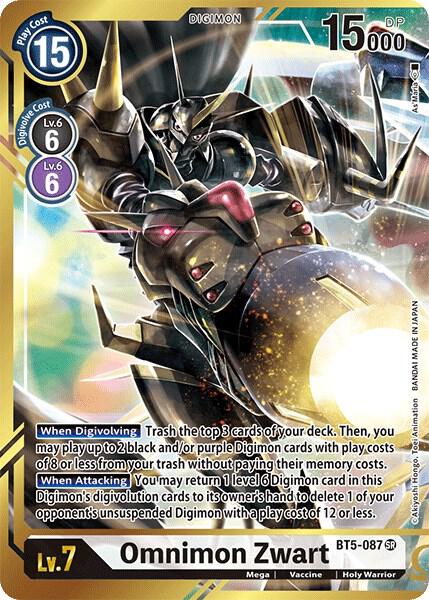 Omnimon Zwart (Alternate Art - As'Maria) card image
