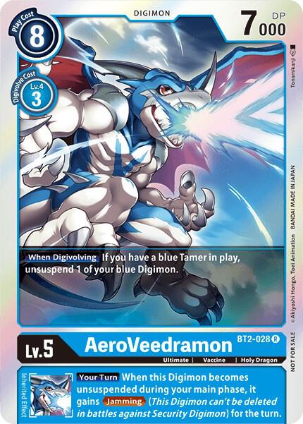 AeroVeedramon - BT2-028 (Battle of Omni Pre-Release) card image