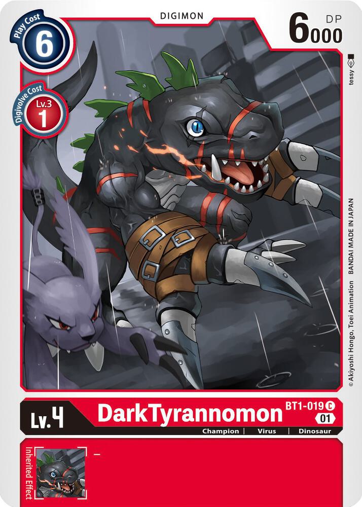 DarkTyrannomon - BT1-019 (Alternate Art) card image