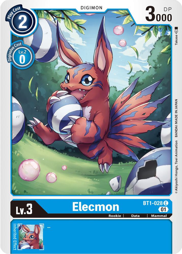 Elecmon - BT1-028 (Alternate Art) card image