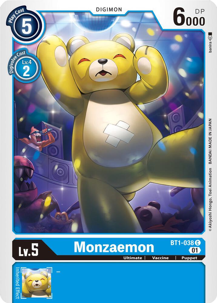 Monzaemon - BT1-038 (Alternate Art) card image