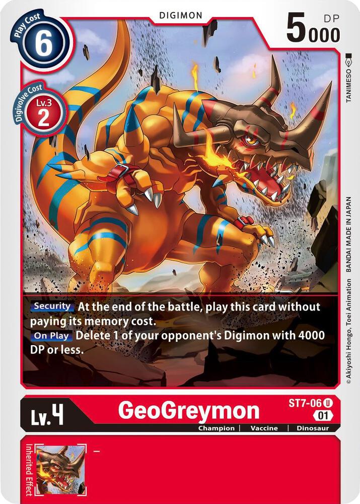 GeoGreymon card image