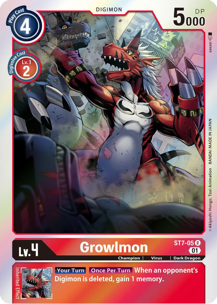 Growlmon card image