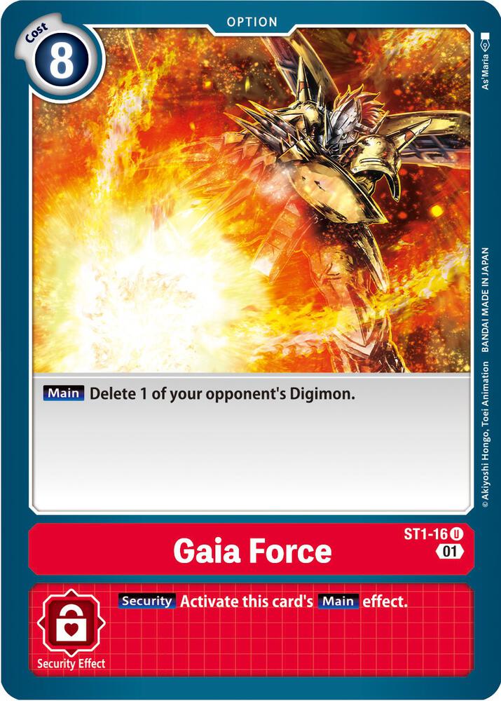 Gaia Force - ST1-16 (Alternate Art) card image