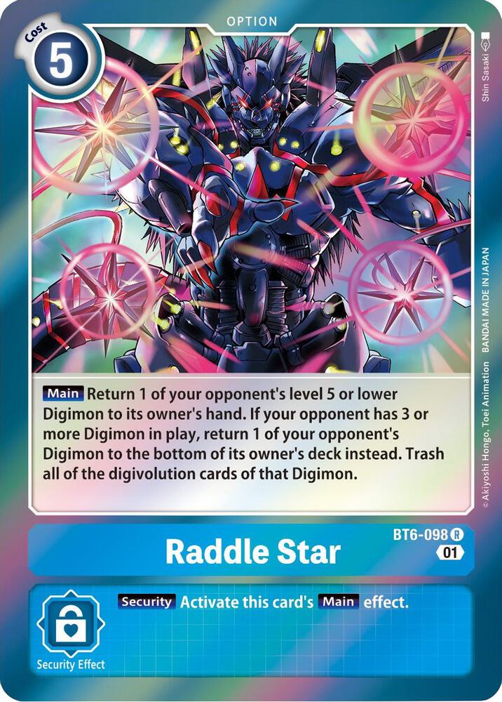 Raddle Star card image