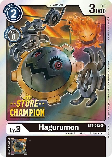 Hagurumon - BT2-052 (Store Champion) card image