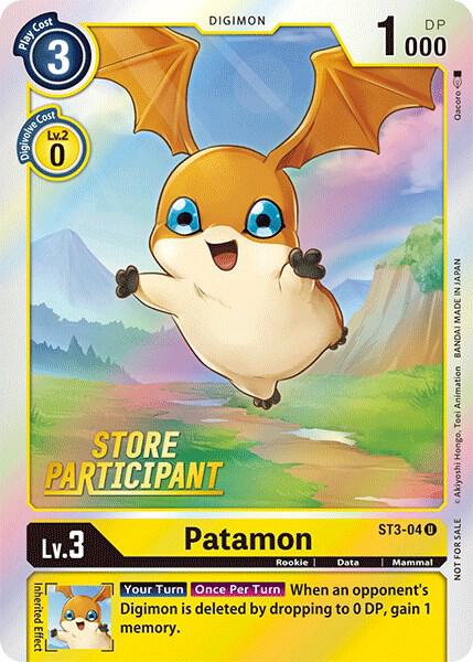 Patamon - ST3-04 (Store Participant) card image