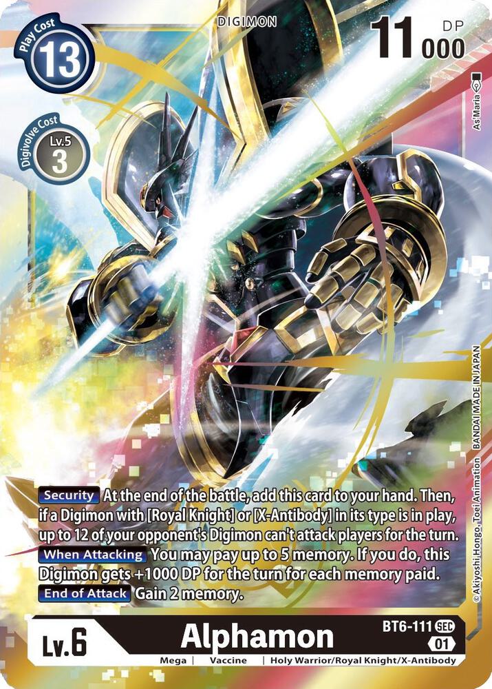 Alphamon card image