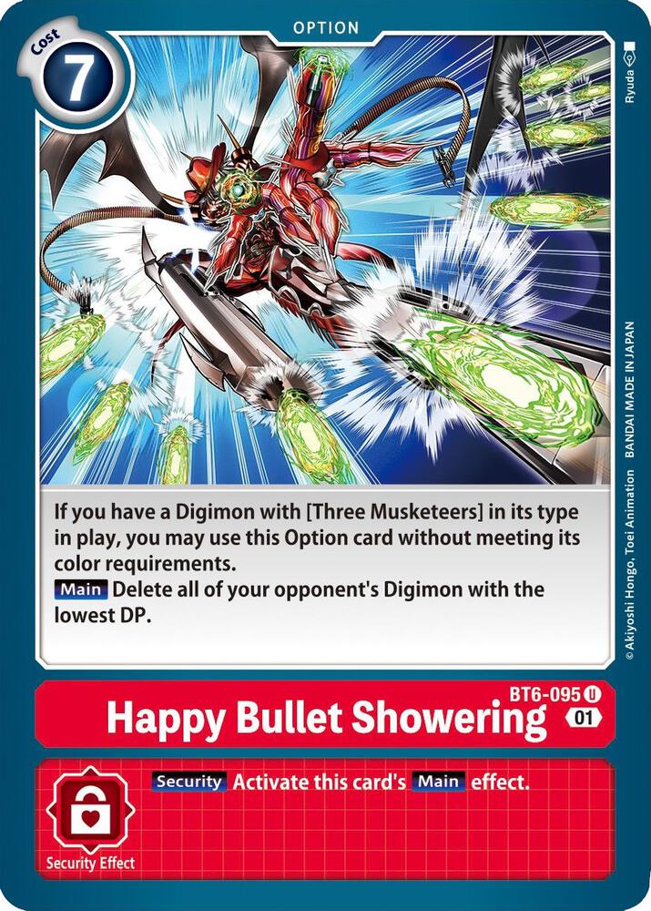Happy Bullet Showering card image