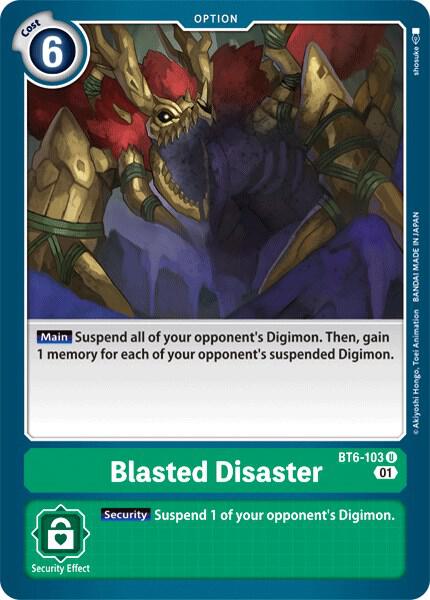 Blasted Disaster card image