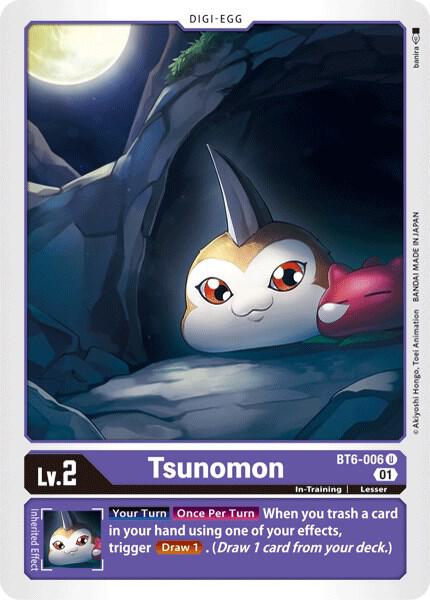 Tsunomon card image