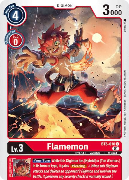 Flamemon card image