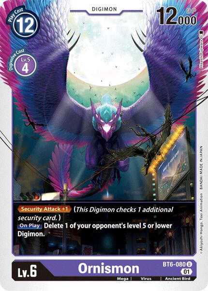 Ornismon card image