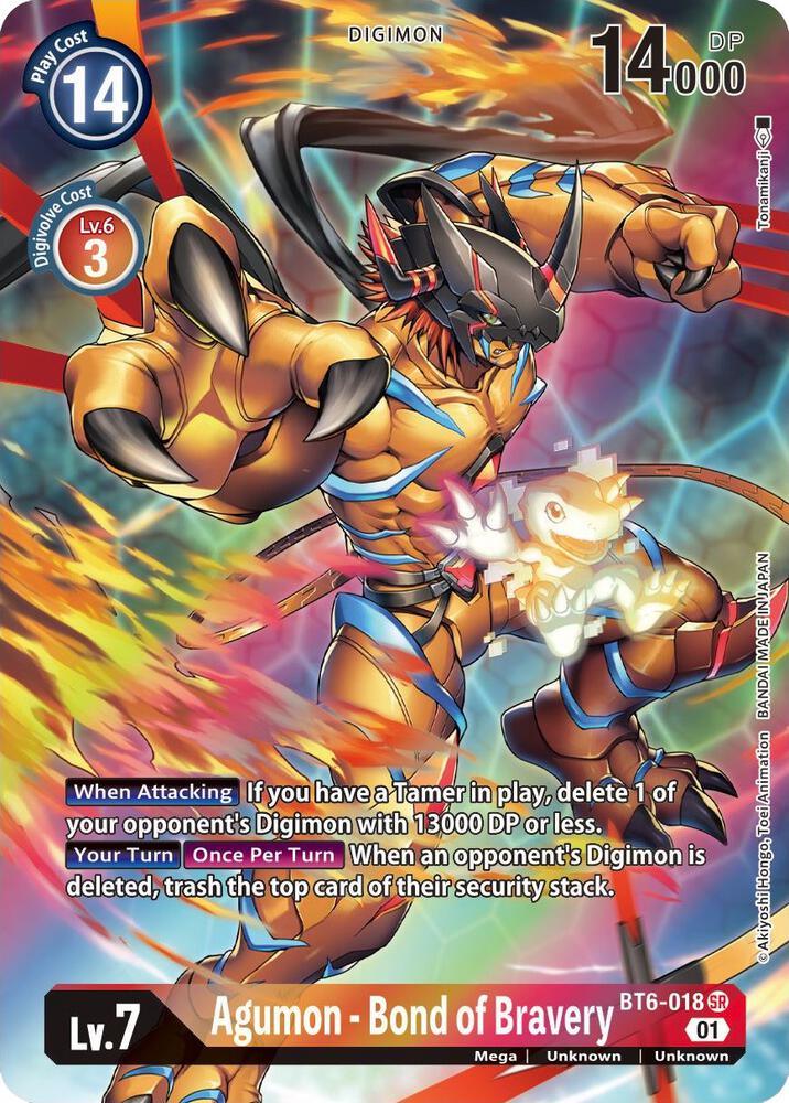 Agumon - Bond of Bravery (Alternate Art) card image