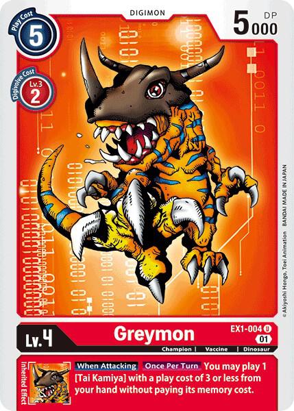 Greymon card image
