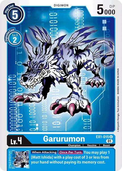 Garurumon card image