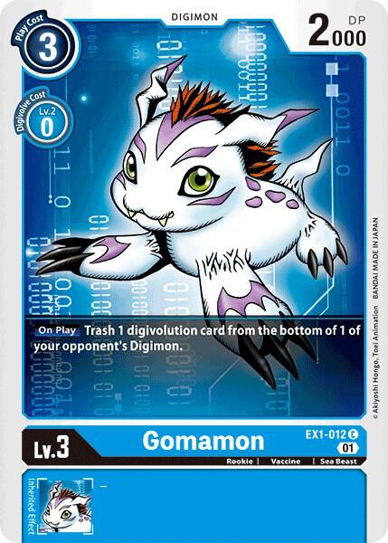 Gomamon card image
