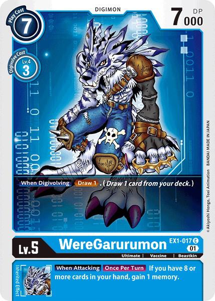 WereGarurumon card image