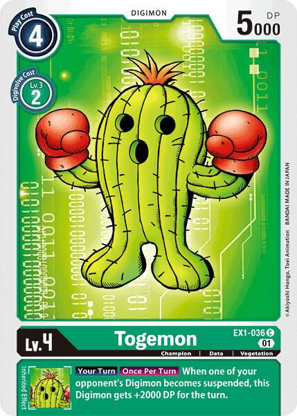 Togemon card image