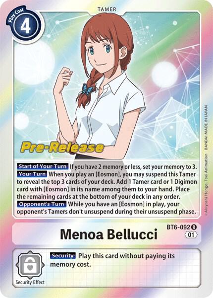 Menoa Bellucci card image