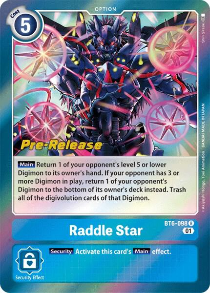 Raddle Star card image