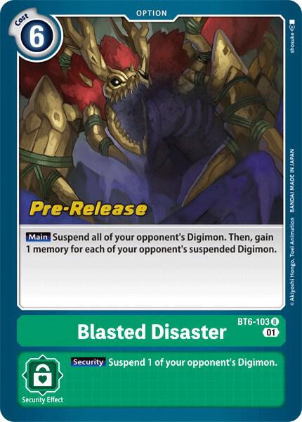 Blasted Disaster card image