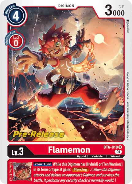 Flamemon card image