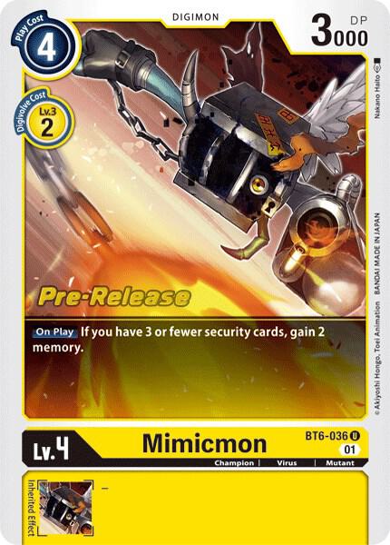 Mimicmon card image