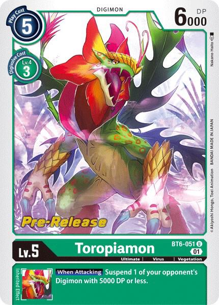 Toropiamon card image