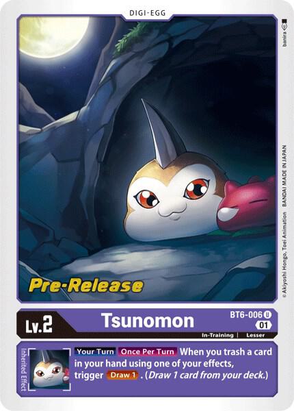 Tsunomon card image