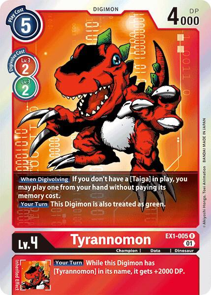 Tyrannomon card image