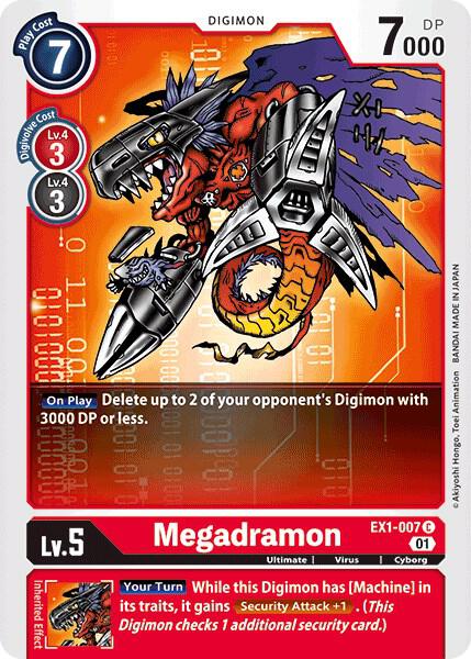 Megadramon card image