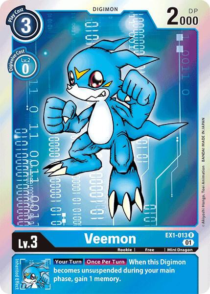Veemon card image