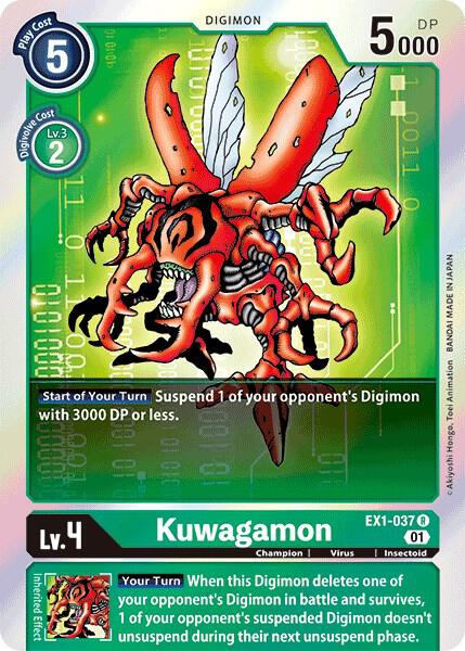 Kuwagamon card image