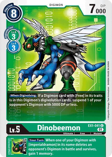 Dinobeemon card image