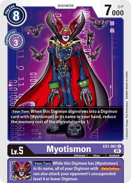 Myotismon card image