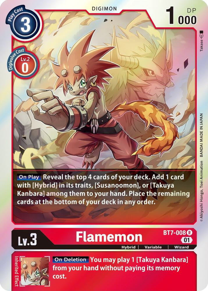 Flamemon card image