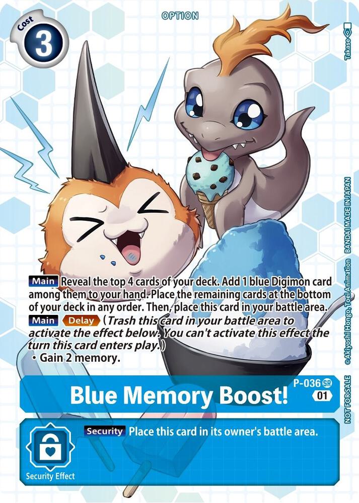 Blue Memory Boost! - P-036 (Next Adventure Box Promotion Pack) card image