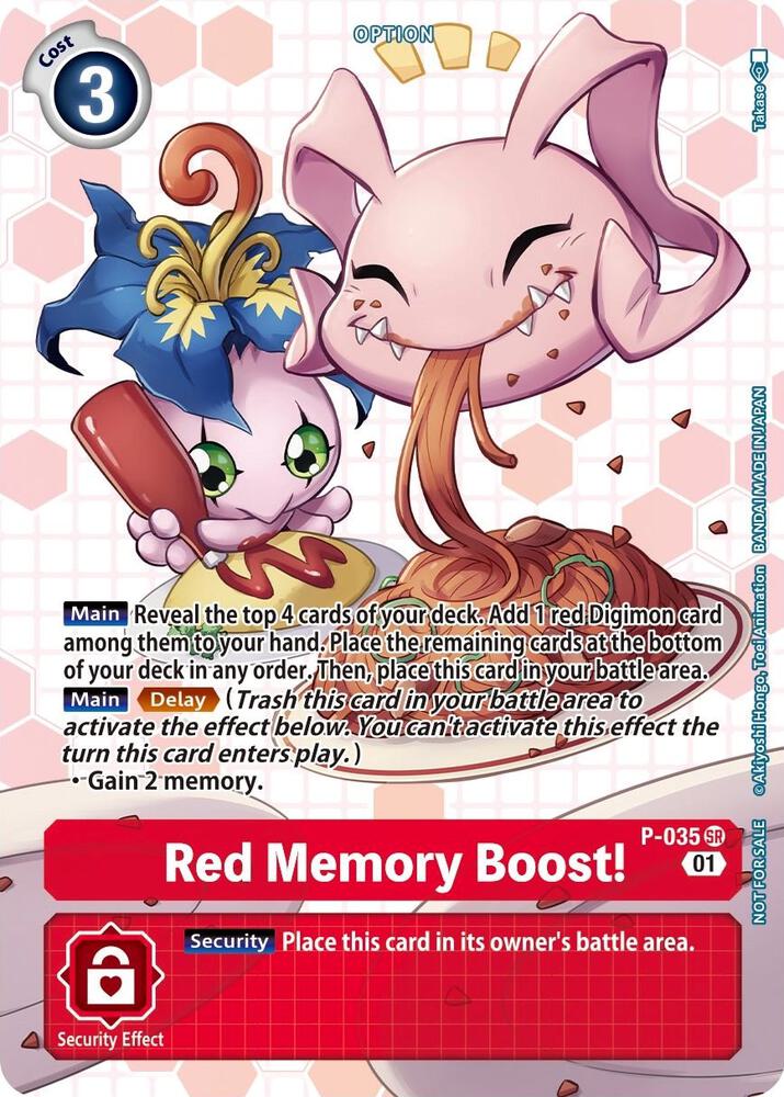 Red Memory Boost! - P-035 (Next Adventure Box Promotion Pack) card image
