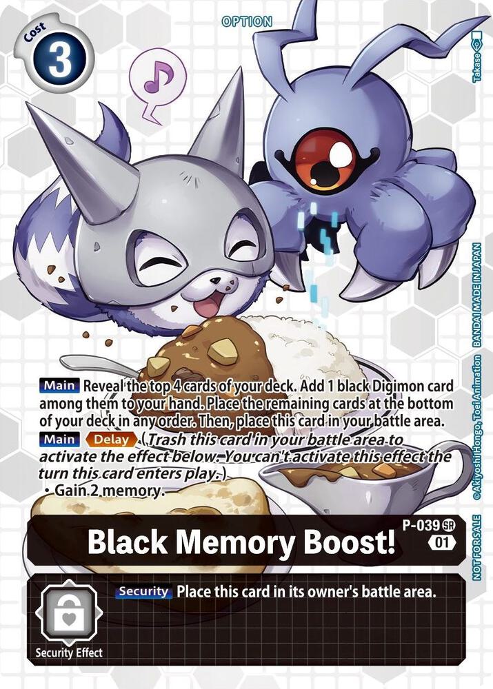 Black Memory Boost! - P-039 (Next Adventure Box Promotion Pack) card image
