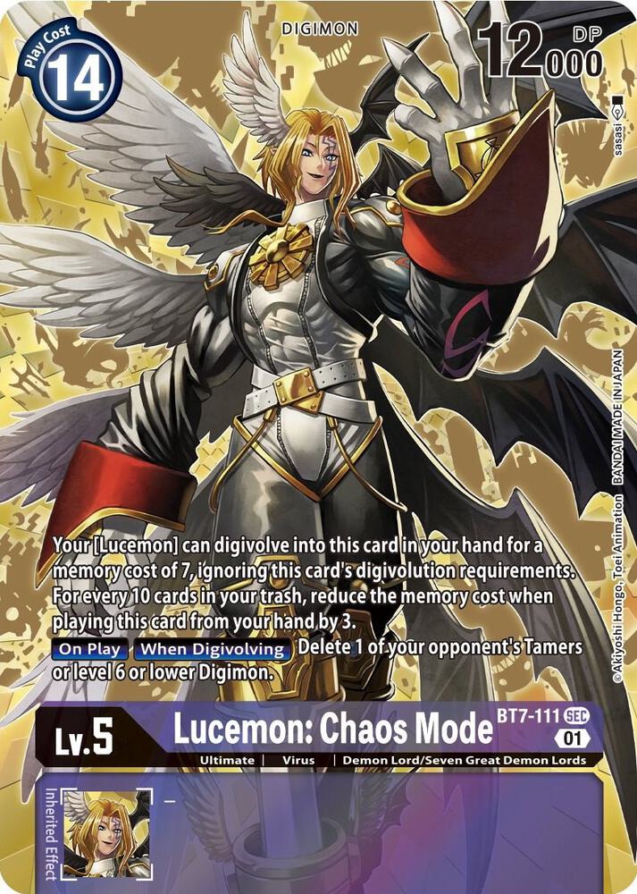 Lucemon: Chaos Mode (Alternate Art) card image