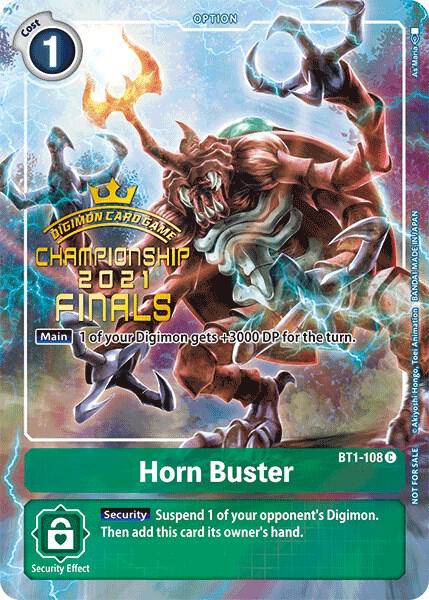 Horn Buster (2021 Championship Finals Tamer's Evolution Pack) card image