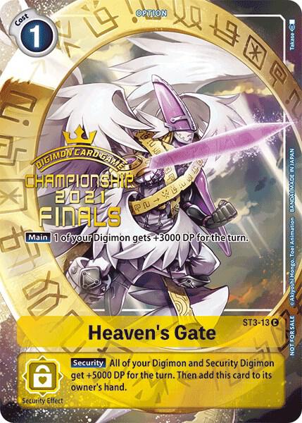 Heaven's Gate (2021 Championship Finals Tamer's Evolution Pack) card image