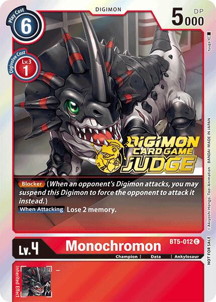Monochromon (Judge Pack 1) card image