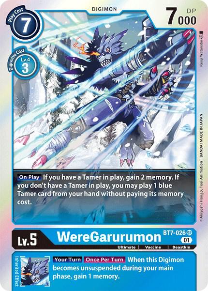 WereGarurumon card image