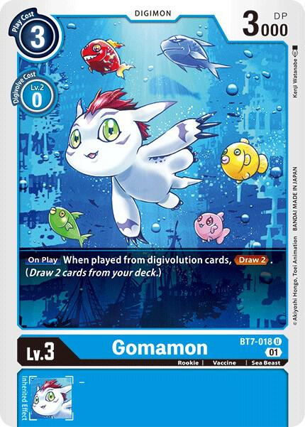 Gomamon card image