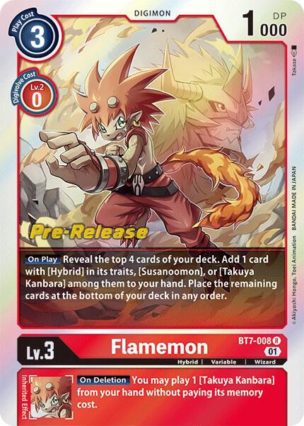 Flamemon card image