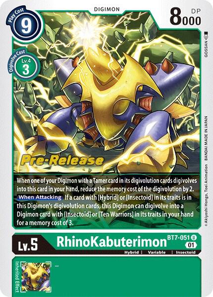 Rhinokabuterimon card image